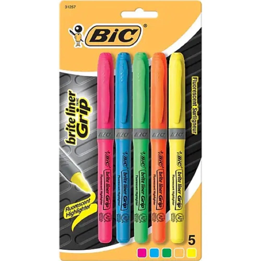 *BRAND NEW* BIC 2 Packs Of Highlighters
